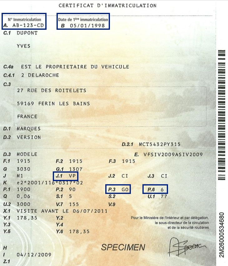 Lire et comprendre une carte grise.Comment connaitre la date de mon prochain CT ? Où se trouve la date du CT sur mon certificat d'immatriculation ? Peut-on vendre sa voiture sans CT ? Est-ce qu'il faut le contrôle technique pour faire une carte grise ? Comment faire une carte grise si le contrôle technique a plus de 6 mois ? Quel est le délai pour faire une carte grise après le contrôle technique ? Quels sont les documents à fournir pour faire une carte grise ? 